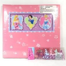 Disney Princess 12x12 Scrapbook Photo Album Sandylion Dimensional Sticker