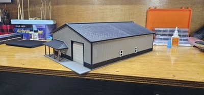 1 64 Scale High Detail 52x 70 Machine Shed For Farm Toy Play