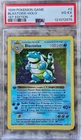 1999 1st Edition Blastoise Holo Pokemon Game Base Set Shadowless #2 PSA 4 VG-EX