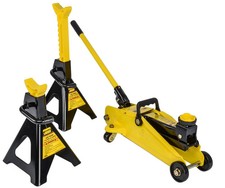 Jegs Hydraulic Utility Floor Jack And Jack Stands 2-ton Capacity