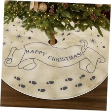 48 Inch Magical Wizard Christmas Tree Skirt Vintage Christmas Decorations 