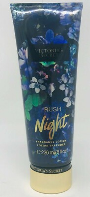 RUSH NIGHT Victoria's Secret Fragrance Body Lotion Perfume Plum & Jasmine 8 oz