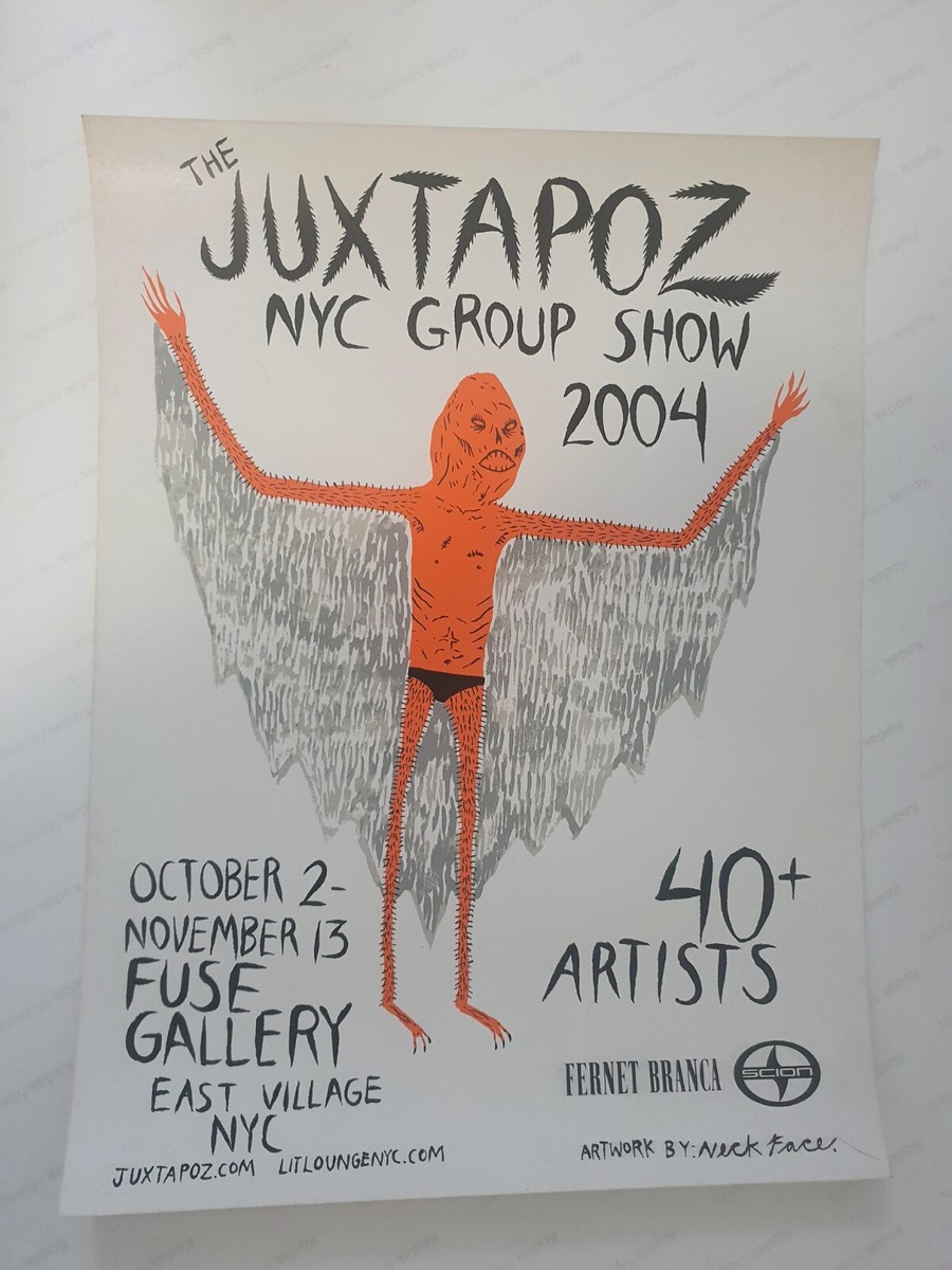 JUXTAPOZ ポスター NECK FACE ネック フェイス JUXTAPOZ 2004 ポスター