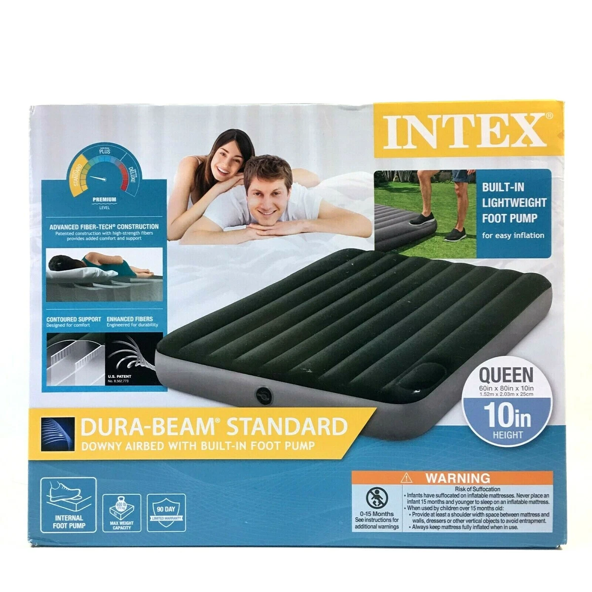 Colchón hinchable INTEX Dura-Beam Standard Classic Downy