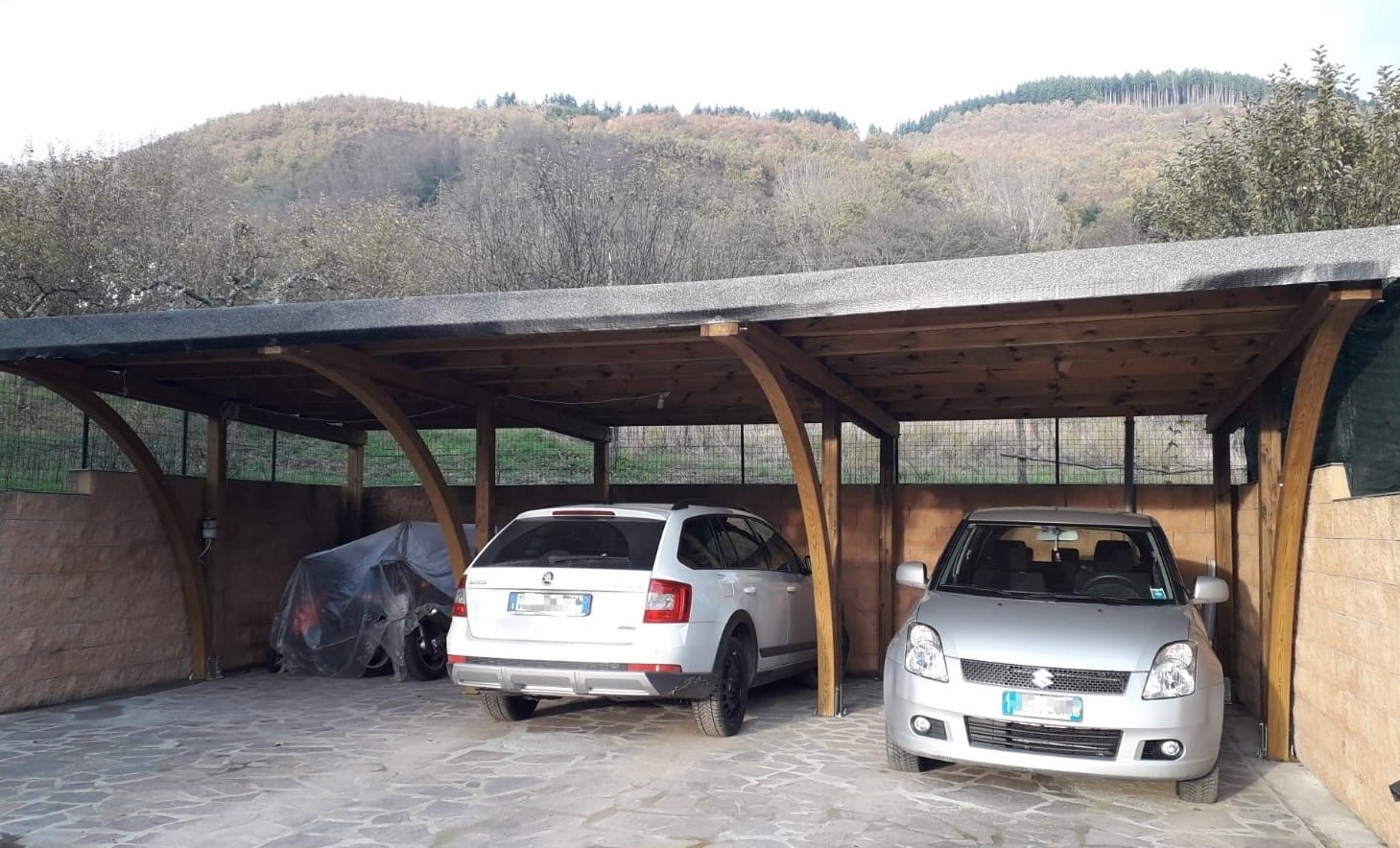 pergola in legno