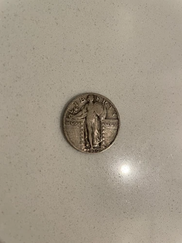 1930 S Standing Liberty Quarter Silver 25¢ - VG - Very Good