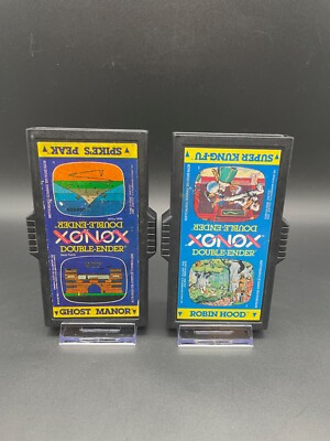 Xonox Double Side: Robin Hood, Super Kung-Fu, Ghost Manor - Atari 2600 #tested