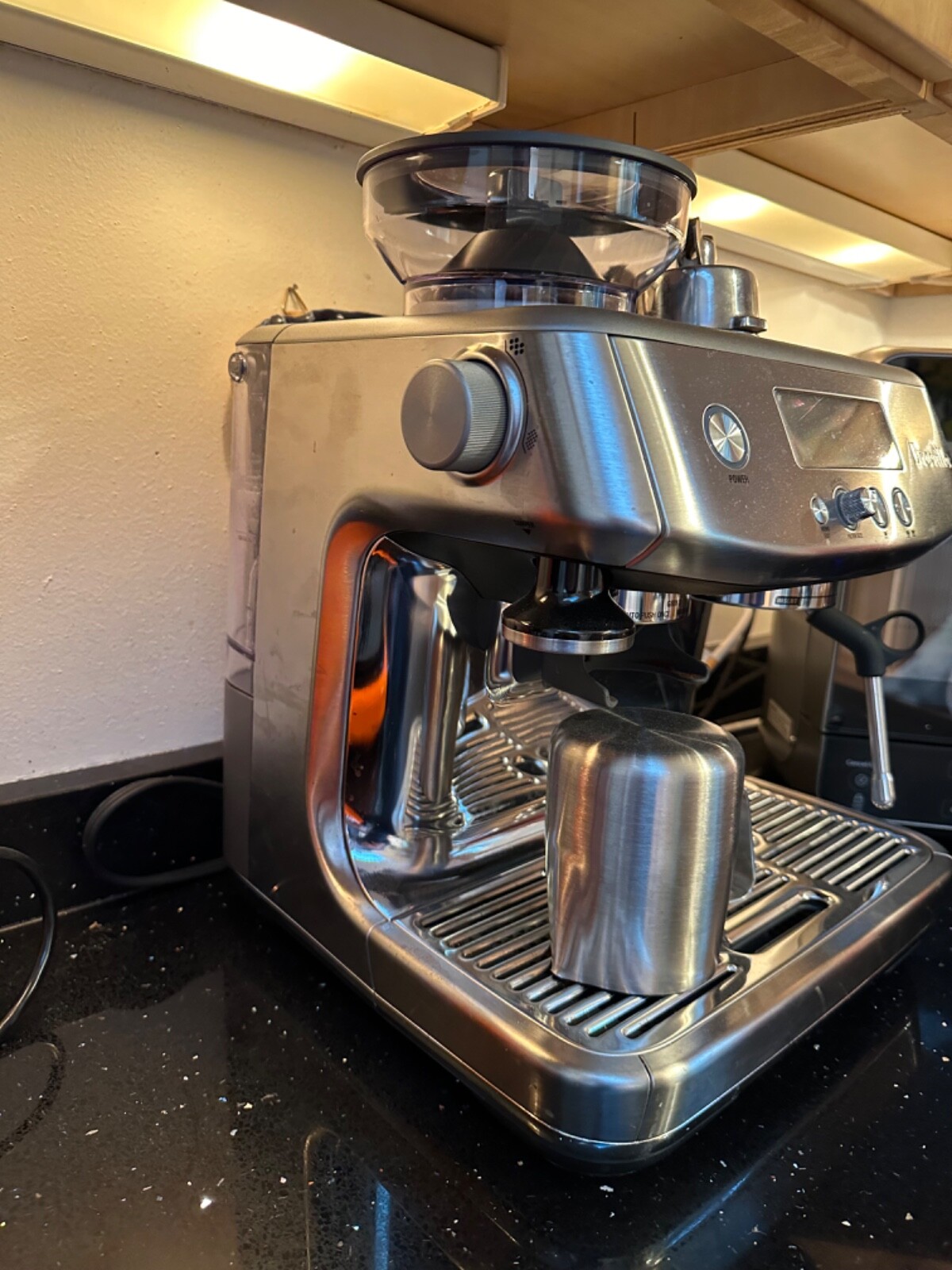 BARELY USED Breville BES878 Barista Pro Espresso Machine Stainless