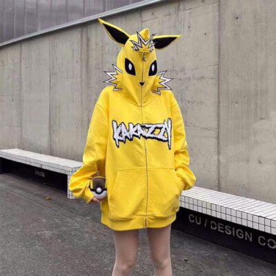 KAKAZZY POKEMON HOODIE Pokemon Hoodie Full Zip | eBay