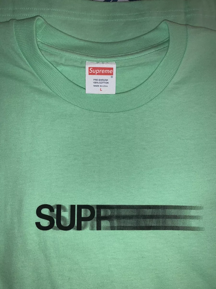 Supreme Motion Logo Box Logo Tee Acid Size Large T-Shirt SS16 RARE