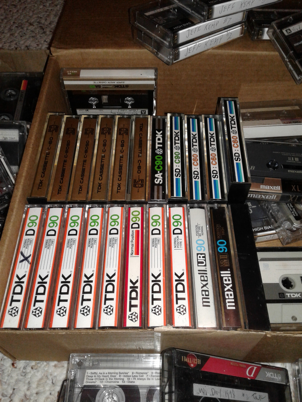 Blank Cassette Tapes LOT OF 75 (Used) eBay