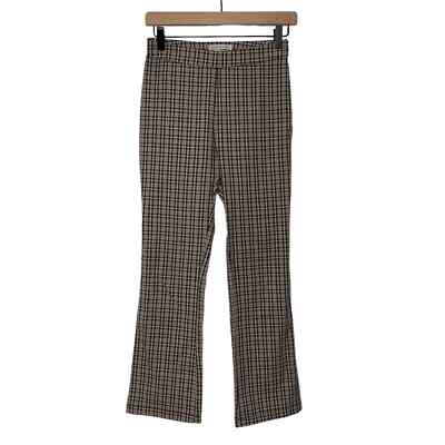 Urban Outfitters Lola Kick Flare Pants Plaid Size 0 | eBay