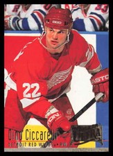 1994-95 Ultra #58 Dino Ciccarelli Detroit Red Wings Hockey Card