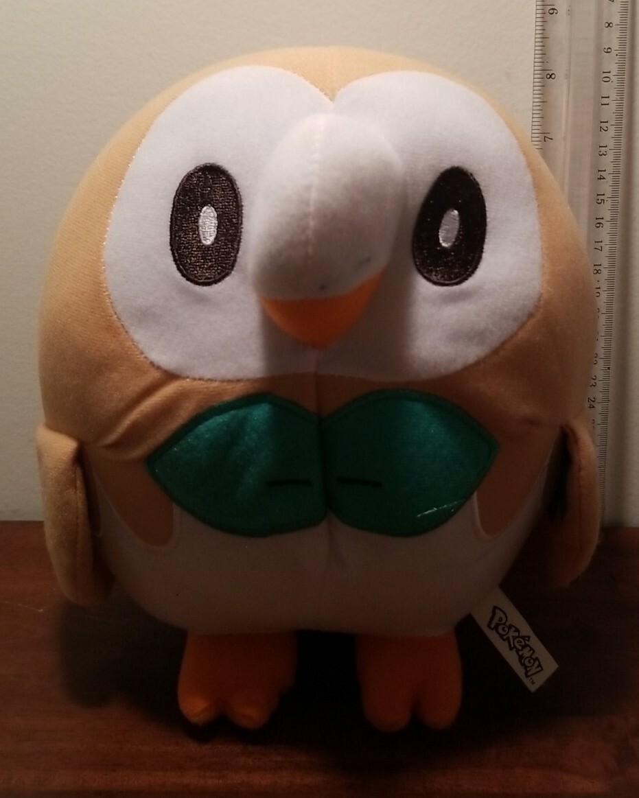 Pokemon 8 Inch Stuffed Character Plush | Rowlet Nintendo 2017 | eBay