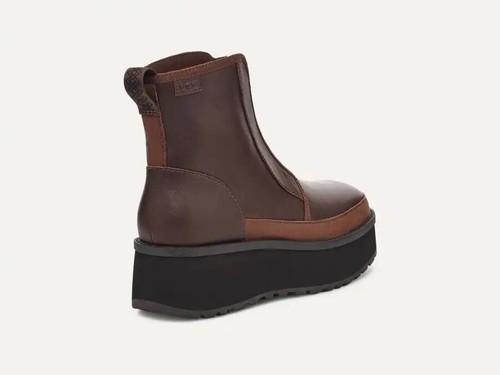 Bota impermeable UGG Cityfunc para mujer con cremallera de cedro quemado, nueva con embalaje original - Imagen 4 de 5