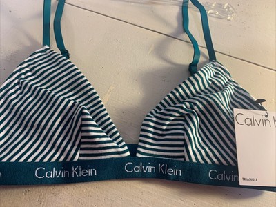calvin klein striped bralette