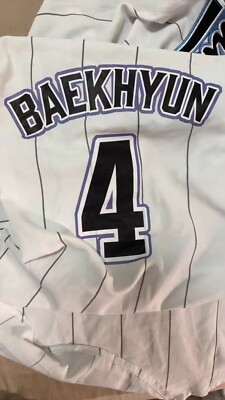 EXO Baekhyun Park Chan Yeol Sehun Baseball Embroidery Costume
