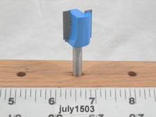 (1) NEW  3/4" Diameter D Straight Carbide Tipped Router Bit 3/8 Radius R w2