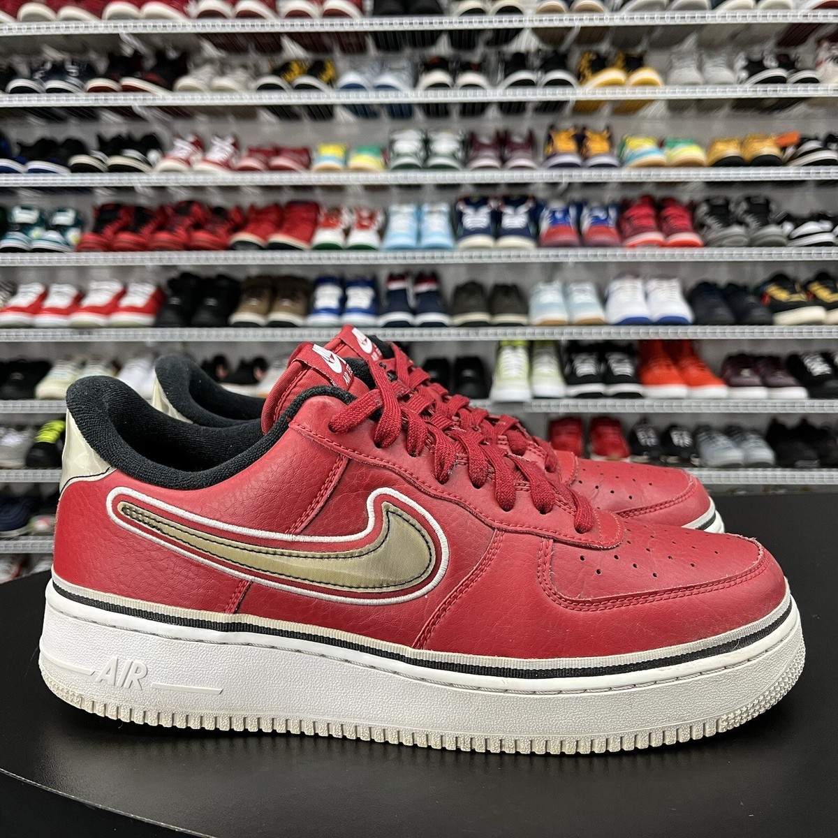 Nike Air Force 1 Low Sport NBA Varsity Red AJ7748-600 Men's