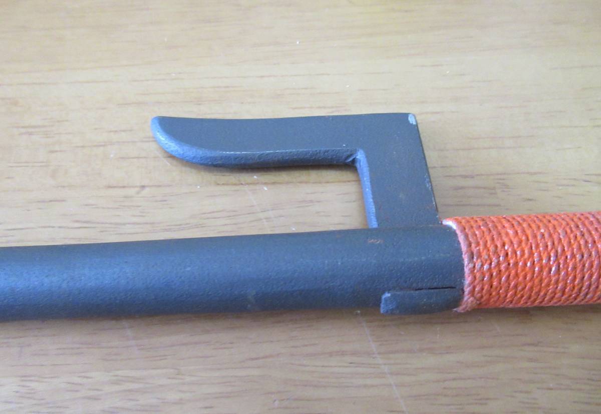 Vintage Japanese NINJA tools iron Jitte truncheon 37cm/14.8inch 19oz