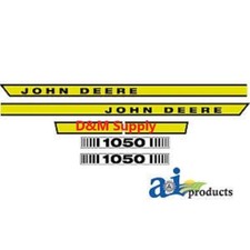 To fit John Deere 1050 decal set