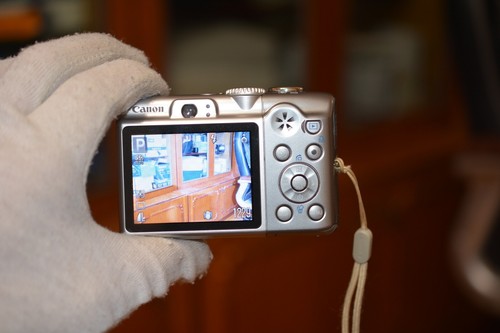 Canon PowerShot A1100 IS 12.1MP Digital Camera Silver 4XZoom With SD Card In Box - Picture 17 of 19