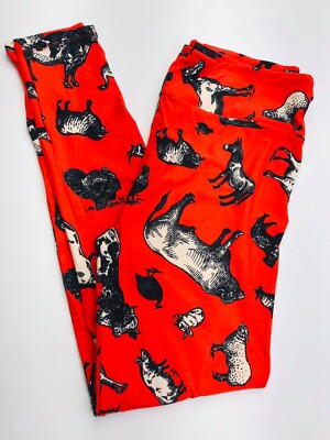 Girls S/M LuLaRoe ~ FARM ANIMALS  PATTERN ~ Leggings; KIDS SIZES 2-8