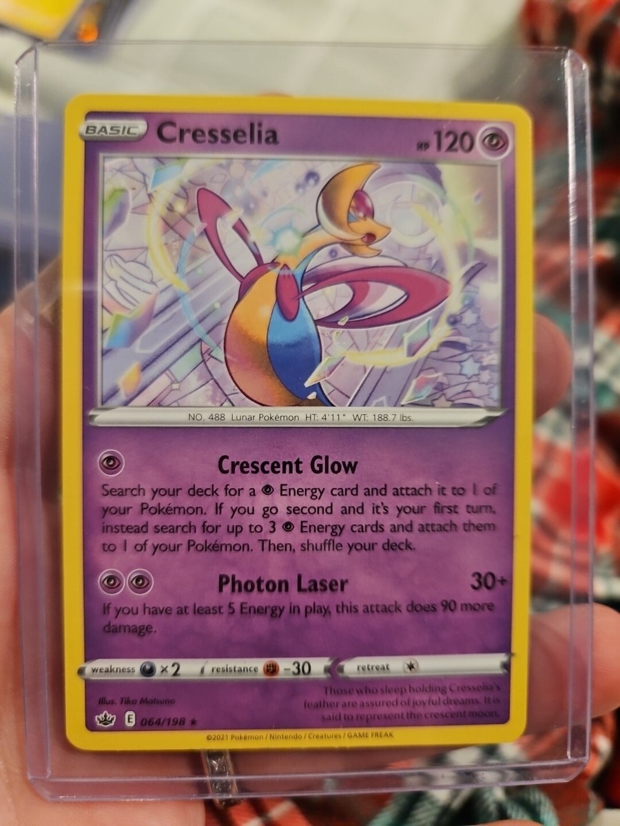 cresselia pokemon card price Pokemon TCG Cresselia Chilling Reign 064/198 Exclusive PACK FRESH Free  Shipping