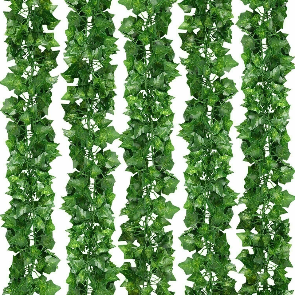 60X 2.2M Artificial Ivy Vine Fake Foliage Hanging Leaf Garland Plant Party Decor - image 2 of 4