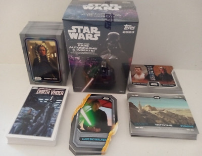 2023 Topps Star Wars Flagship  200-Card SET COMIC COVER + 10-PACK BLASTER BOX