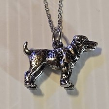 GOLDEN RETRIEVER DOG BREED Pendant Charm / 20" STAINLESS STEEL NECKLACE
