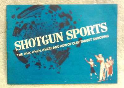1962 SHOTGUN SPORTS Educational and Safety Guide, 24 Pages, Excellent Condition!