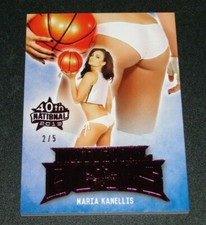 2019 Benchwarmer MARIA KANELLIS 40th National Bums BUTT Pink/5 WWE Diva PLAYBOY