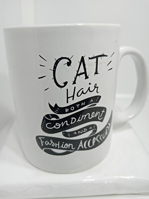 CAT LOVERS COFFEE MUG. CAT HAIR MUG. CAT DECO MUG. B334