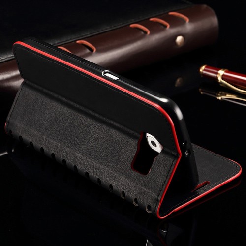 Stylish Smooth Leather Wallet Case Card Stand Book Cover For Nokia Models - Picture 5 of 15