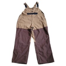 Walls Men's Brown Heavy Canvas Overalls XXL
