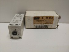 NEW OLD STOCK DAYTON 5A 24V DPDT .1 SEC-100 HRS TIME DELAY RELAY 1EJL6