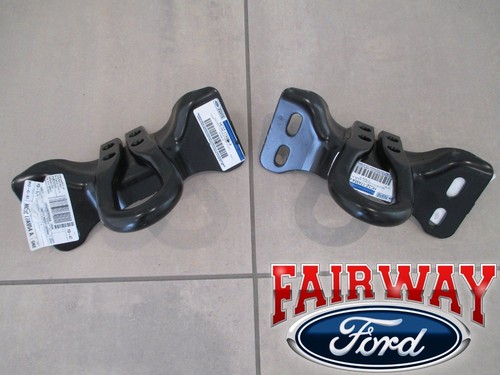 OEM Ford Front Tow Hooks For 2017-2025 Super Duty F250 F350 F450 F550 - Black Steel