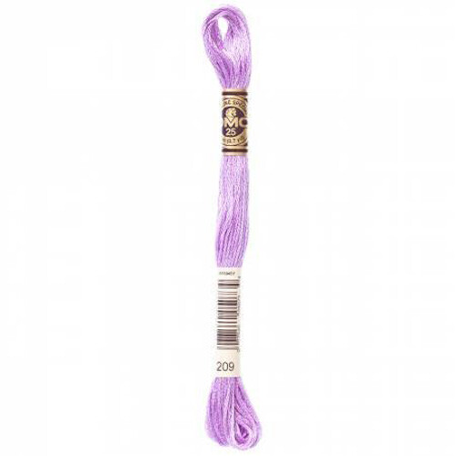 DMC Embroidery Floss Color Dark Lavender #209
