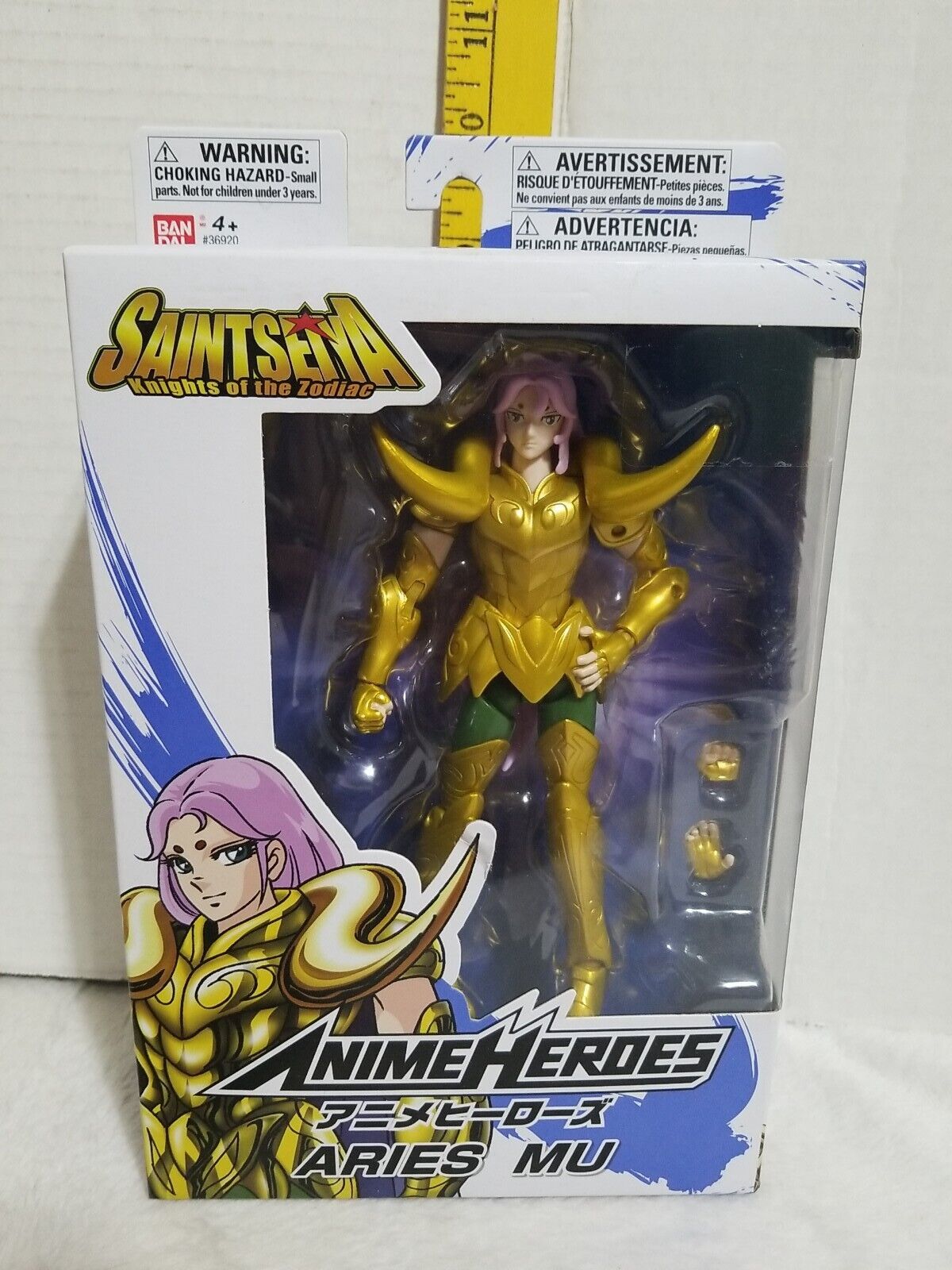 Bandai Anime Heroes 6.5 Knights Of The Zodiac Aries Mu Action Figure