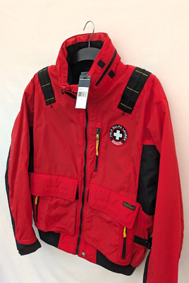 Polo Ralph Lauren Jacke Herren L Northeastern Mountain Division Patch 00s Mantel