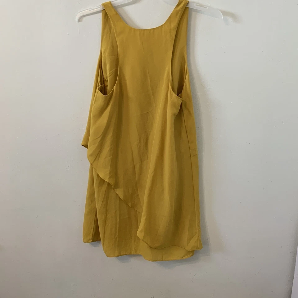 Туника спортивная Silence + Noise размер L желтая асимметричная многослойная осень - Изображение 2 из 4