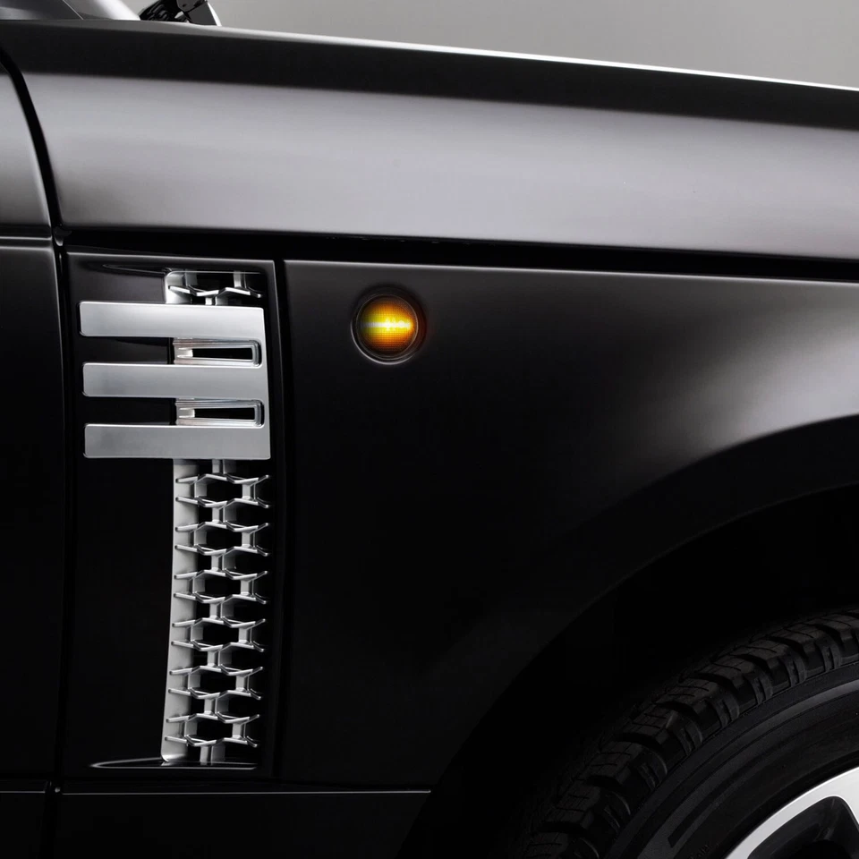 SCHWARZE LED Seitenblinker Land Range Rover MK 3 III LM L322 - Bild 3 von 4