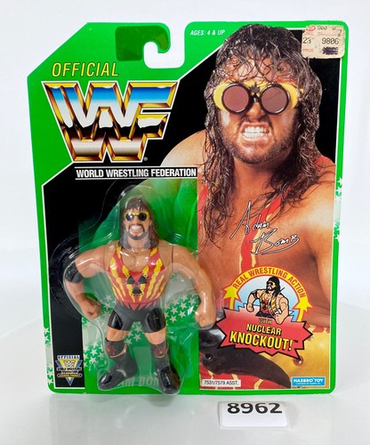 Vintage WWF Hasbro Adam Bomb Series 11 Green Card ...