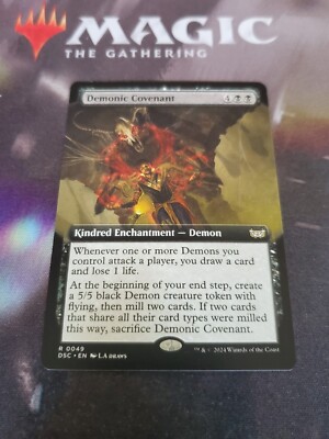 Mtg. 2x Demonic Covenant. Extended Art. Duskmourn. Pack Fresh | eBay Mtg. 2x Demonic Covenant. Extended Art. Duskmourn. Pack Fresh | eBay