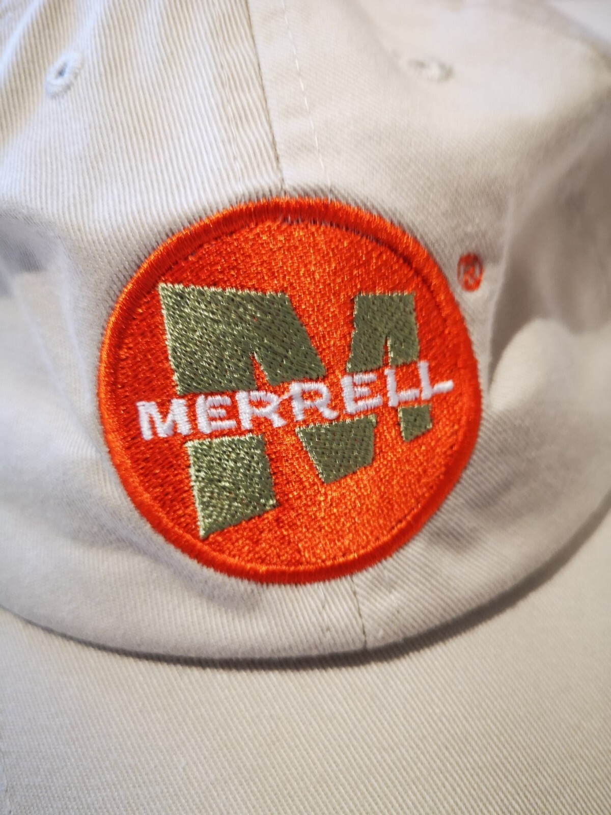 Merrell Vintage ""M"" Cappellino da Baseball Regolabile Fibbia Logo Unisex Adulti TAGLIA UNICA