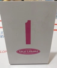 TACO CABANA Table Tent Number 1   P.P.C ESTATE.              Whataburger 
