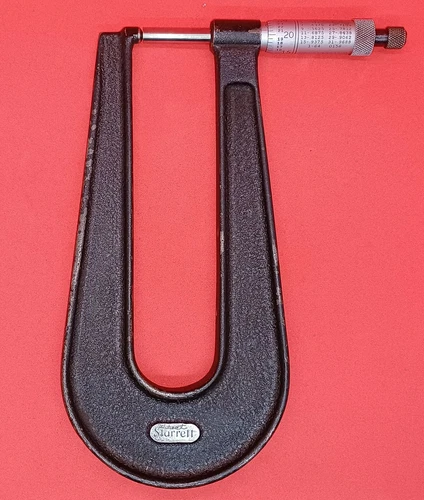 Starrett No 222AXR-1 0-1" Sheet Metal Micrometer