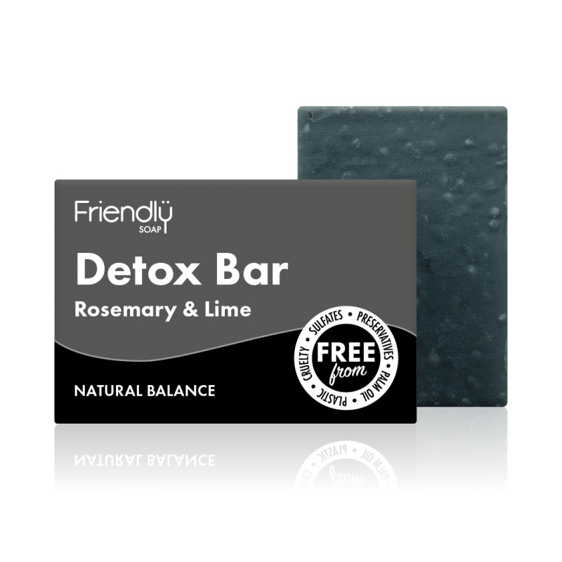 Friendly Soap - Detox Bar with Rosemary & Lime 95g
