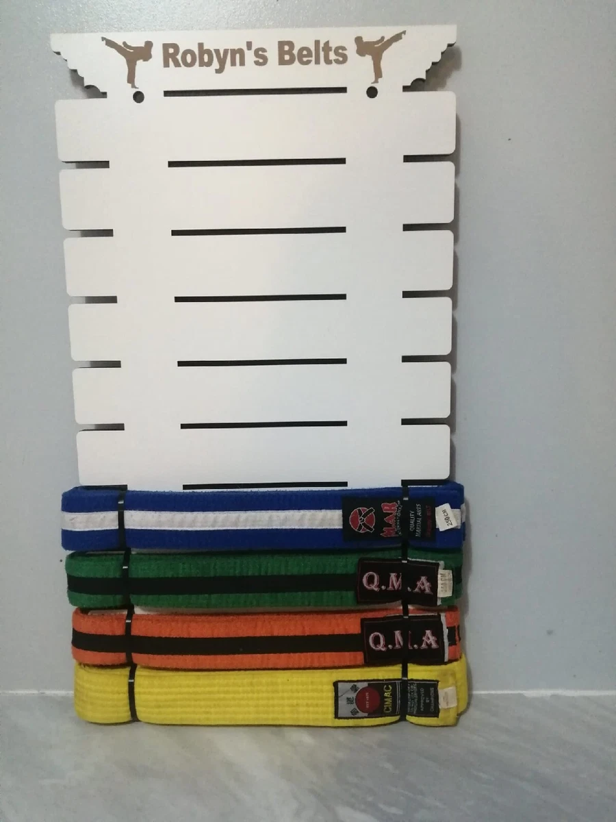 Martial arts belt holder cheap